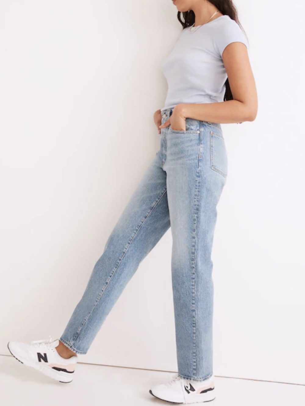 Madewell The Perfect Vintage Straight Jean in Seyland Wash 24 - Picture 4 of 14